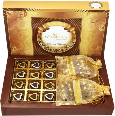 

Ghasitaram Gifts Special Chocolates- Big Box of Sheen Chocolates, Nutties and Chocolate Brittles Bars(Pack of 3, 480 g)