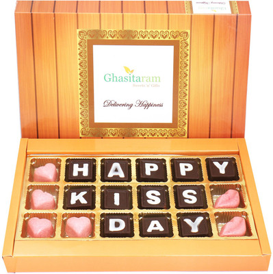 Ghasitaram Gifts Special Chocolates- Happy Kiss Day Box Bars(270 g)