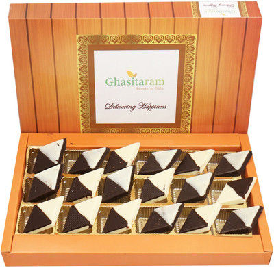 

Ghasitaram Gifts Special Chocolates- Chocolate Katli 18 pcs Bars(200 g)