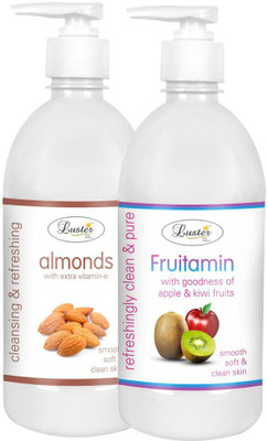 

Luster Almonds + Fruitamin Cleansing Milk(1000 ml)