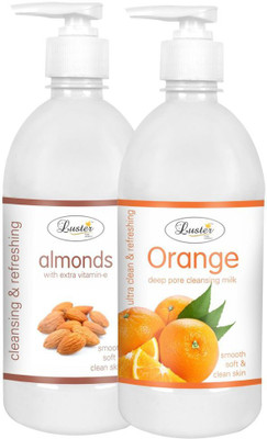 

Luster Almonds + Orange Cleansing Milk(set of 2)(1000 ml)