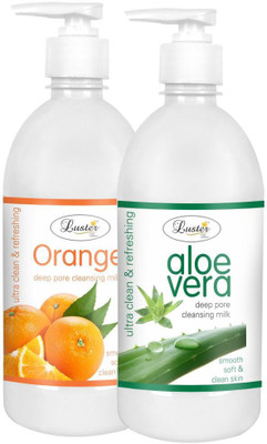 

Luster Orange Deep Cleansing + Aloe vera Cleansing Milk(1000 ml)