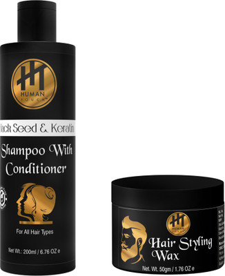 

HUMAN TOUCH Shampoo & Hair Styling Wax(Set of 2)