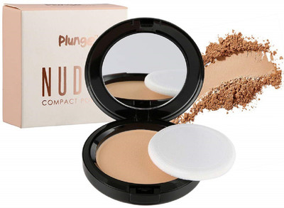 

O3+ Plunge Nudes Compact Powder Makeup Foundation for Even Tone, Blemish and Imperfection Cover with Sponge and Mirror (03 CLASSIC BEIGE) Compact(Brown)