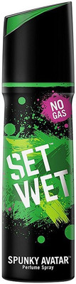 

Set Wet Spunky Avatar No Gas Deodorant, Deodorant Spray - For Men(120 ml)