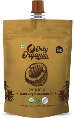 

Only Organic Extra Virgin Coconut Oil Coconut Oil Pouch(50 ml)