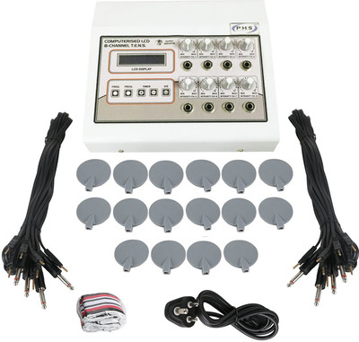 

PASSIVE HEALTH SOLUTION ELECTRO THERAPY 8 CHANNEL TENS LCD TENS UNIT, MUSCLE STIMULATOR Electrotherapy Device(SH0010A)