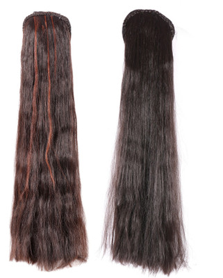 

HONBON Combo 2 piece hair_extension For Women And Girls, Extension (Brown) Hair Extension