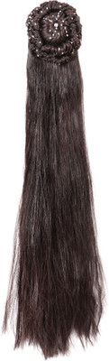

HONBON Strate Long Simple and Sober Wig for Women And Girls, Extension 26-28 Inches (Black) … Hair Extension