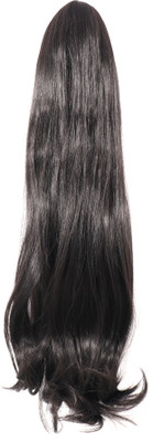 

HONBON Strate Long Simple and Sober Wig for Women And Girls, Extension 25-28 Inches (Black) Hair Extension
