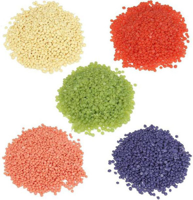 

Amtopz chocolate, yallow ,rose pink ,alovare ,green and bule wax banes hair remove wax banes +++(75+75+75+75+75+75+)gm Wax(450 g)