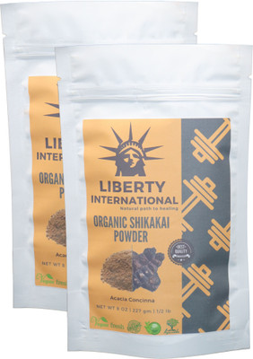 

LIBERTY INTERNATIONAL Organic Herbal Shikakai Powder For Hair Care Excellent Hair Conditioner (2 X 227 Gm) NT73 Hair Powder(454 g)