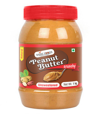 

SHINE FOODS Natural Crunchy Peanut Butter (Unsweetened) 1 kg