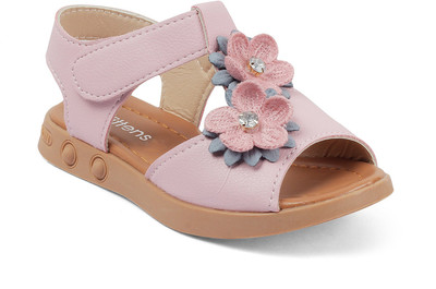 

KITTENS Girls Velcro Flats(Pink