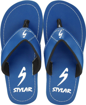 

Stylar Boys Slip On Slipper Flip Flop(Blue