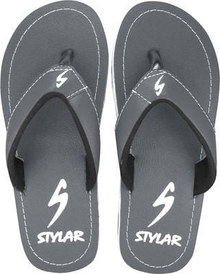 

Stylar Boys Slip On Slipper Flip Flop(Grey