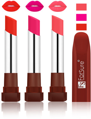 

Forsure Beach Nude, Rose Pink, Peach Velvet Matte Lipsticks(Beach Nude, Rose Pink, Peach)