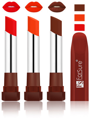 

Forsure Romantic Red, Bright Red, Wine Velvet Matte Lipsticks(Romantic Red, Bright Red, Wine)