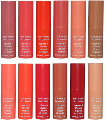 

firstzon™ Soft matte lip cream 12 color combo set(SET A)