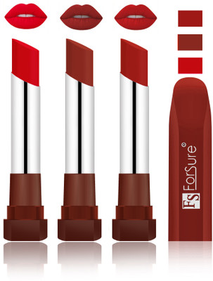 

Forsure Sweet Red, Chocolate, Brown Velvet Matte Lipsticks(Sweet Red, Chocolate, Brown)