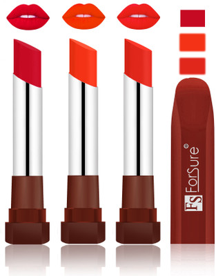 

Forsure Color Rich Matte Lipsticks(Red, Nude, Beach Nude)