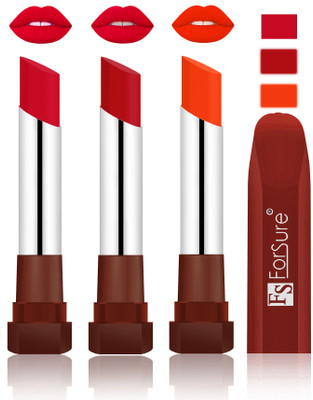 

Forsure Color Rich Matte Lipsticks(Red, Bright Red, Bright Red)