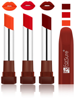 

Forsure Nude, Sweet Red, Dark Maroon Velvet Matte Lipsticks(Nude, Sweet Red, Dark Maroon)