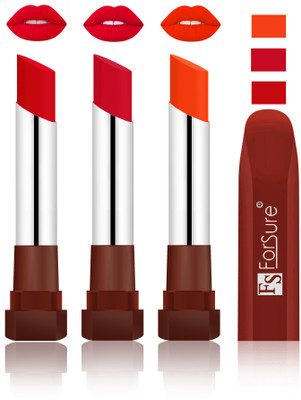 

Forsure Sweet Red, Red, Bright Red Velvet Matte Lipsticks(Sweet Red, Red, Bright Red)