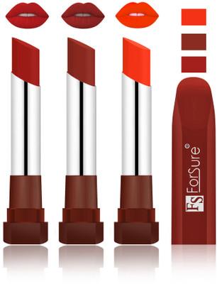 

Forsure Brown, Nude, Chocolate Velvet Matte Lipsticks(Brown, Nude, Chocolate)