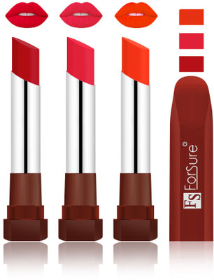 

Forsure Bright Red, Baby Pink, Nude Velvet Matte Lipsticks(Bright Red, Baby Pink, Nude)