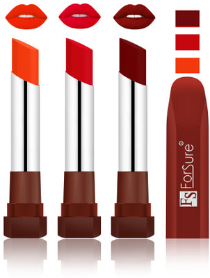 

Forsure Bright Red, Sweet Red, Dark Maroon Velvet Matte Lipsticks(Bright Red, Sweet Red, Dark Maroon)