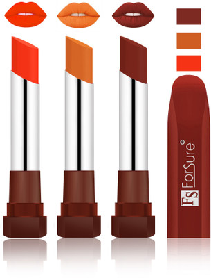 

Forsure Nude, Brick Nude, Maroon Velvet Matte Lipsticks(Nude, Brick Nude, Maroon)