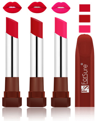 

Forsure Color Rich Matte Lipsticks(Red, Bright Red, Ruby Red)
