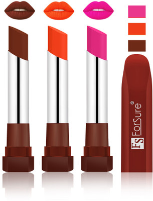 

Forsure Wine, Nude,Rose Pink Velvet Matte Lipsticks(Wine, Nude,Rose Pink)