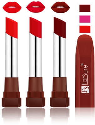 

Forsure Romatic Red, Sweet Red, Dark Maroon Velvet Matte Lipsticks(Romatic Red, Sweet Red, Dark Maroon)