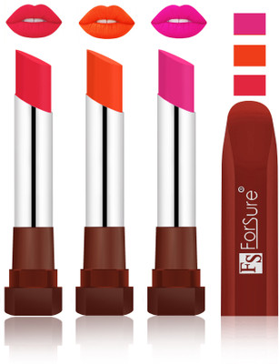 

Forsure Baby Pink, Nude, Rose Pink Velvet Matte Lipsticks(Baby Pink, Nude, Rose Pink)