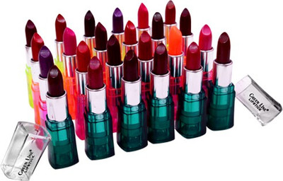 

Green line 'Green line'Hot and Bold Soft Creamy Frost lipsticks Combo - Perfect gift for Her in 24 Different colors(multicolor)