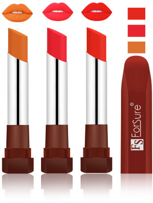 

Forsure Brick Nude, Peach, Beach Nude Velvet Matte Lipsticks(Brick Nude, Peach, Beach Nude)