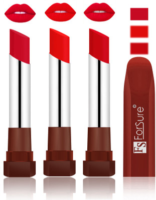 

Forsure Color Rich Matte Lipsticks(Red, Romantic Red, Sweet Red)