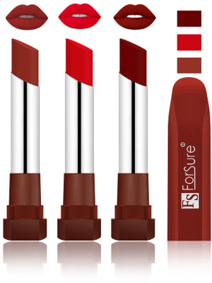 

Forsure Chocolate, Sweet Red,Dark Maroon Velvet Matte Lipsticks(Chocolate, Sweet Red,Dark Maroon)