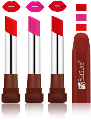

Forsure Romantic Red, Rose Pink, Sweet Red Velvet Matte Lipsticks(Romantic Red, Rose Pink, Sweet Red)
