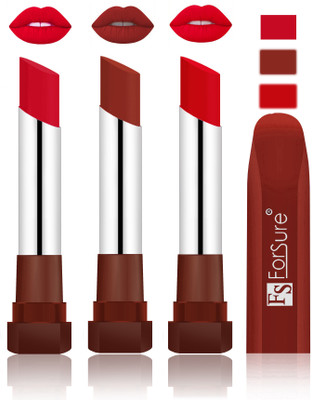 

Forsure Color Rich Matte Lipsticks(Red, Chocolate, Sweet Red)