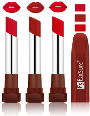 

Forsure Color Rich Matte Lipsticks(Red, Brown, Sweet Red)