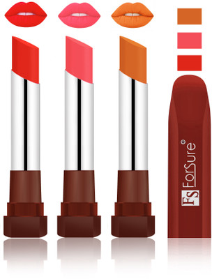 

Forsure Beach Nude,Peach, Brick Nude Velvet Matte Lipsticks(Beach Nude,Peach, Brick Nude)