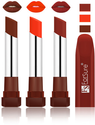 

Forsure Wine, Nude, Chocolate Velvet Matte Lipsticks(Wine, Nude, Chocolate)