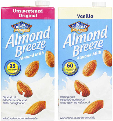 

Blue Diamond Almond Breeze Vanilla & Unsweetened Almond Milk Combo 946 g(Pack of 2)