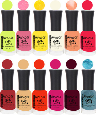 

Avnoor Velvet Matte Gel Nail Polish Combo 1501 Multicolor(Pack of 12)