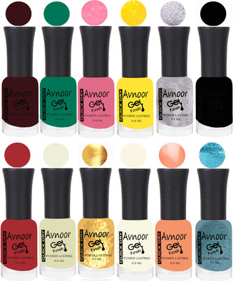 

Avnoor Velvet Matte Gel Nail Polish Combo 1524 Multicolor(Pack of 12)