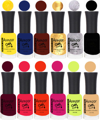 

Avnoor Velvet Matte Gel Nail Polish Combo 1571 Multicolor(Pack of 12)