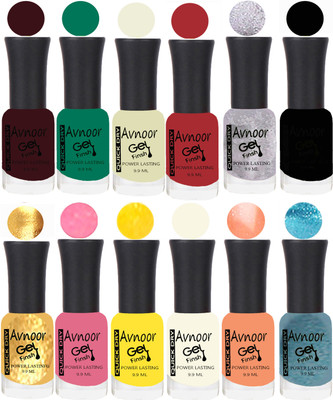 

Avnoor Velvet Matte Gel Nail Polish Combo 1521 Multicolor(Pack of 12)